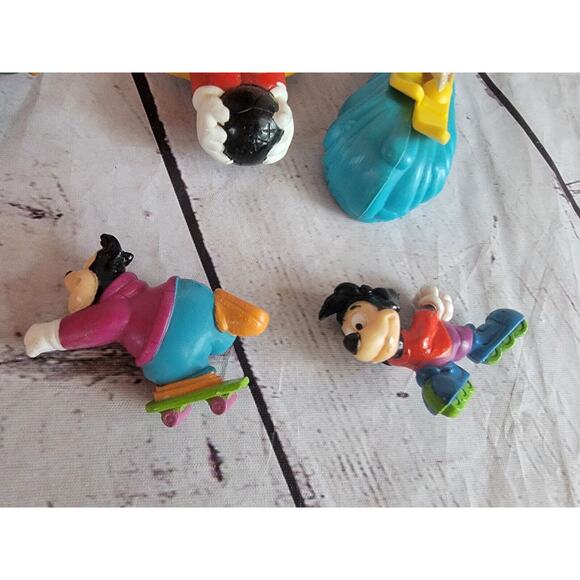 Burger King 1992 Disney's Goof Troop Figures Max PJ Goofy - Picture 5 of 8